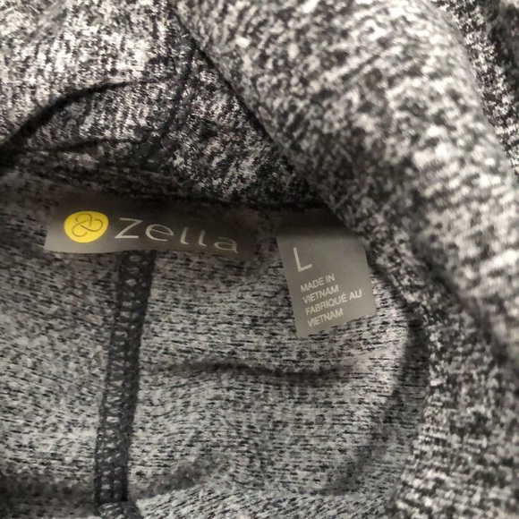 Zella Twist Cowl Neck Tunic Sweatshirt Large - Picture 11 of 11